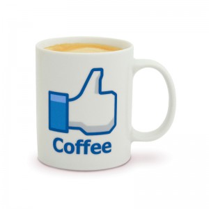 Social Network Like Mug – Coffee