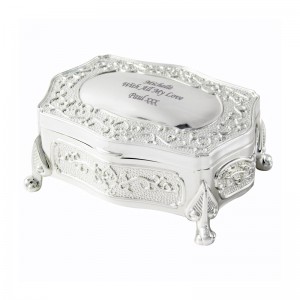 Personalised Small Antique Trinket Box