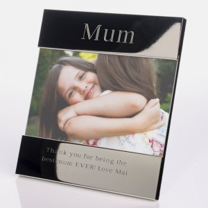 Personalised Silver Photo Frame – For Mum