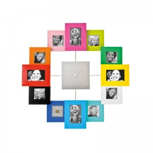 Family Time Photo Frame and Clock