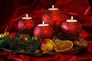 Christmas candles