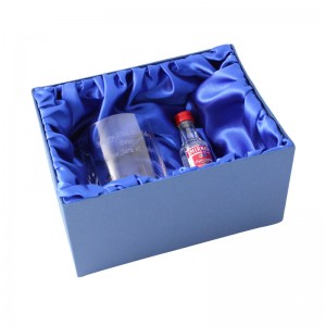 Personalised Crystal Glass & Vodka Gift Set