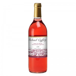 Personalised Bottle of Rose Wine