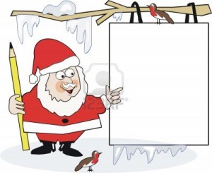 In Christmas parties learn Santa to bird