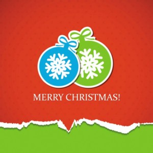 Beautiful Holiday Card Vector –