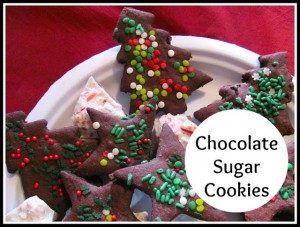 The Chocolate Muffin Tree: Chocolate Christmas Sugar Cookies