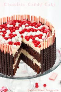 Christmas Devil’s Chocolate Cake with Cream Cheese Frosting …