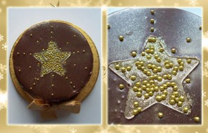 Christmas Star Chocolate cake