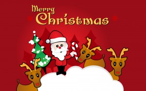 celebrate santa on christmas