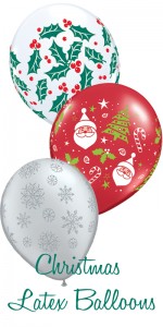 christmas latex balloons