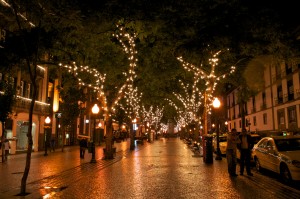 roads on christmas celebrations