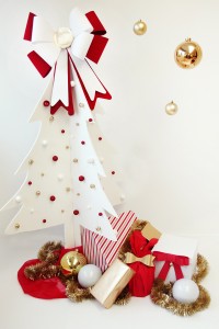 DIY Foam Core Faux Christmas Tree