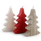 Tree shaped Christmas candles