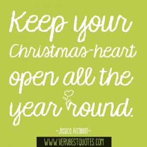 ·Keep your Christmas-heart open quotes