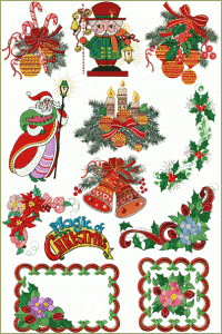 Magic of Christmas machine embroidery designs