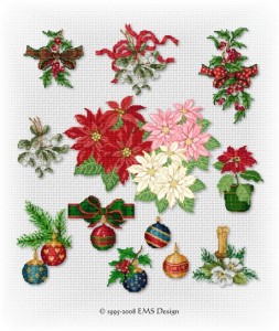 EMS Machine Embroidery – Holiday Designs for Machine Embroidery