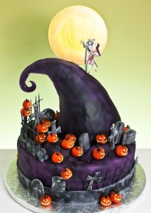 Nightmare Before Christmas Cake Designs