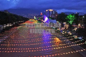 ·Christmas / Navidad celebration in Medellín , Colombia , South america