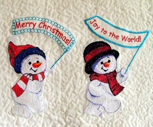 Advanced Embroidery Designs – Snowman Parade