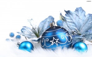 Blue, christmas, ornaments