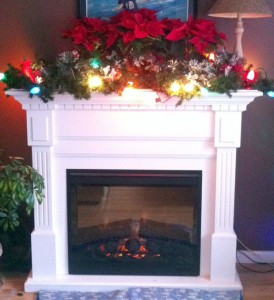 Christmas  fireplace
