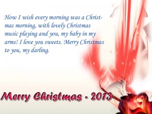 Christmas greeting for girl friend