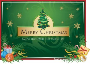 Fashion Style Beautiful Christmas Greeting Cards Designs