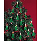 Beadery Holiday Beaded Ornament Kit, 2.25-Inch, Mini Trees, Makes 24 Ornaments