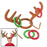 Fun Express Inflatable Reindeer Antler Ring Toss Game