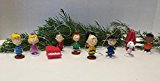 Peanuts Movie Classic Figure Set of 12 Christmas Ornaments with Snoopy, Woodstock, Dog House, Lucy, Linus Etc