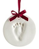 Pearhead Babyprints Baby Handprint or Footprint Keepsake Ornament – Makes A Perfect Holiday Gift, Holiday