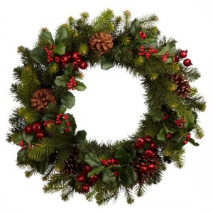 ·Premium red berry wreath from John Lewis