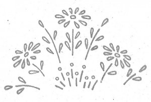 Daisies (hand embroidery pattern/transfer) |