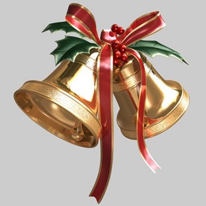 christmas bells 3d