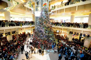 Bicycle-Christmas-tree-in China