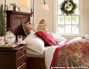 Christmas Bedroom Decoration Ideas by Pottery Barn Home Interior