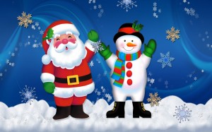 Christmas Santa Claus Snowman