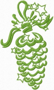 Christmas machine embroidery -Christmas Tree,