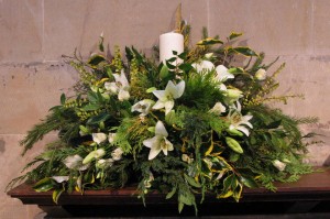 Church Christmas Flowers