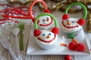 Cupcake Snowmen: Kids Snacks