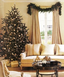 modern christmas, michelle phan, interior christmas decorating ideas