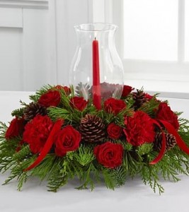 Beautiful Christmas Candle Centerpieces D