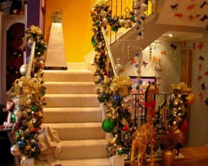 A staircase for Santa!